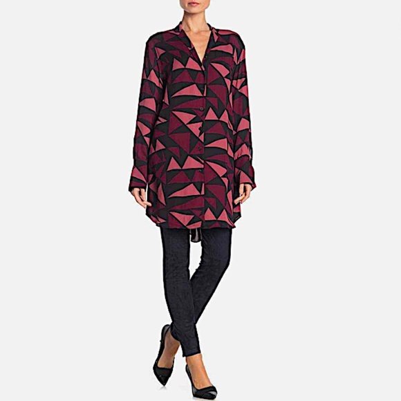 PROENZA SCHOULER TWEED ASYMMETRIC RUNWAY BLAZER COAT EUC UNWORN SIZE